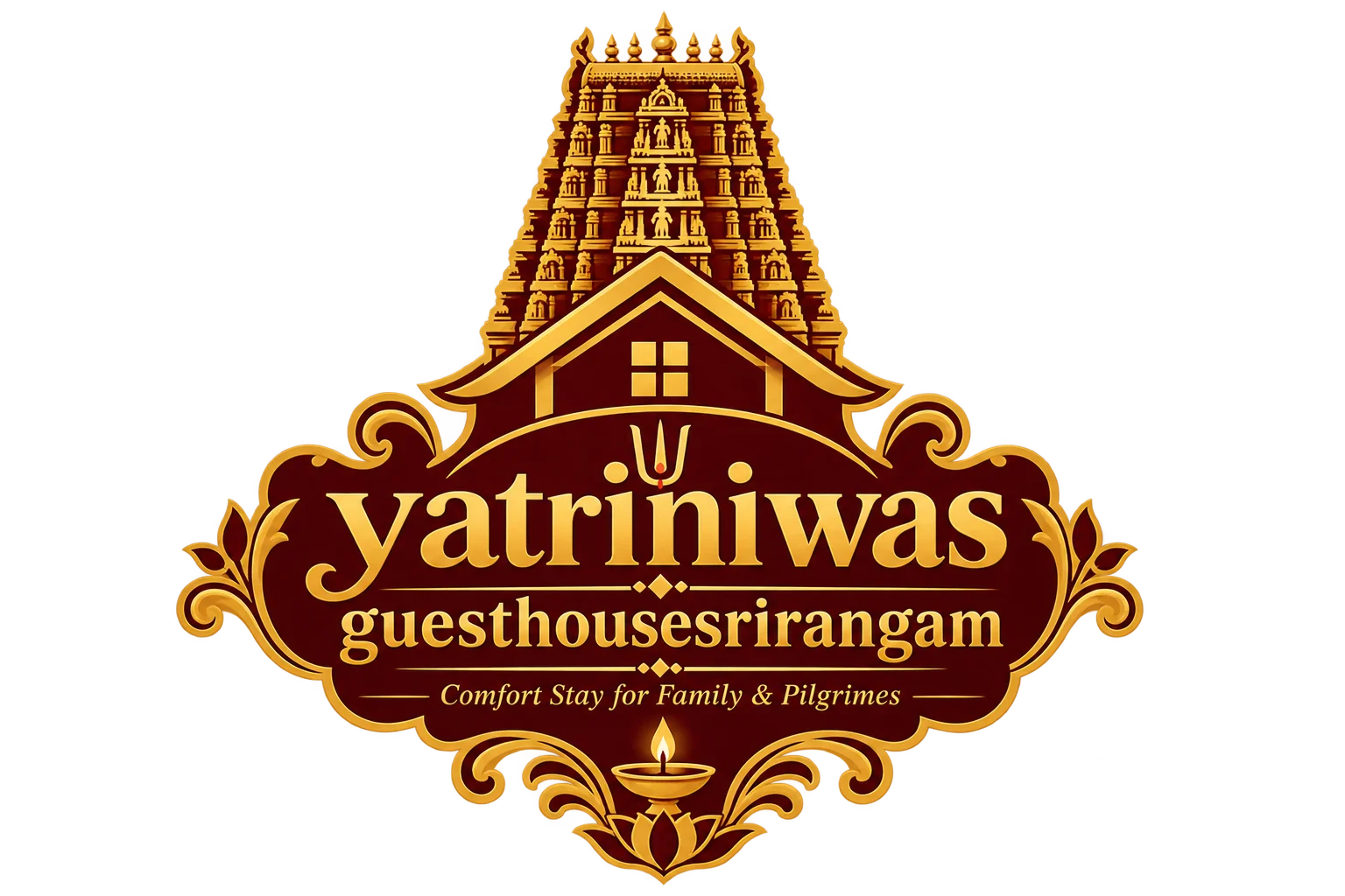 Yatri Nivas Guest House logo, Srirangam and Trichy